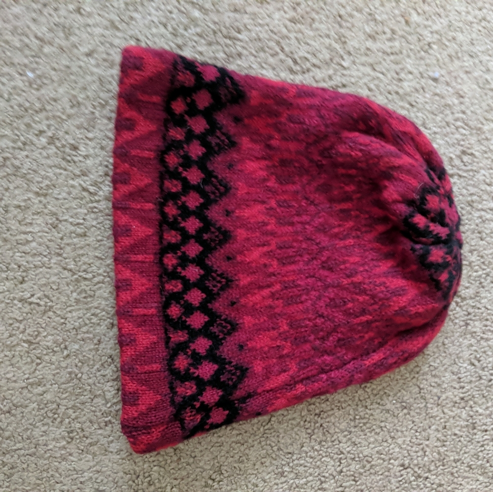 Scandinavian Iceland Lambs Wool Vintage Hans Heitsch Ski Hat